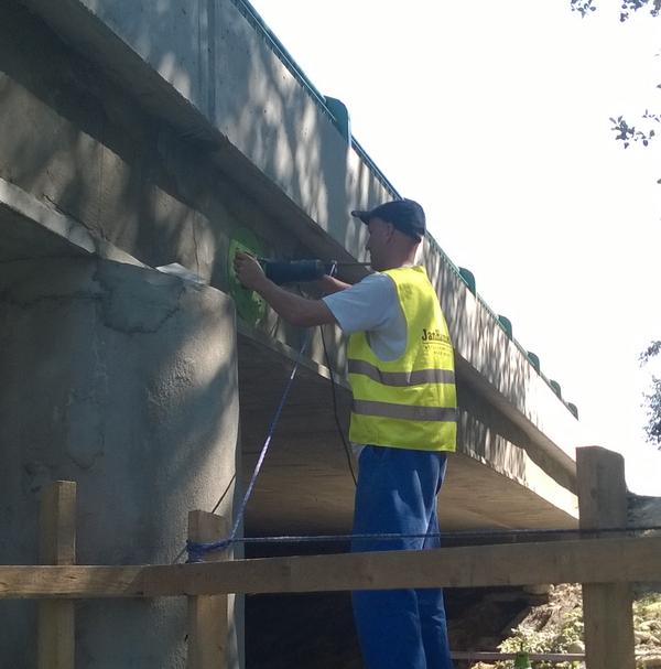 Sanace betonu - vyhlazení reprofilace